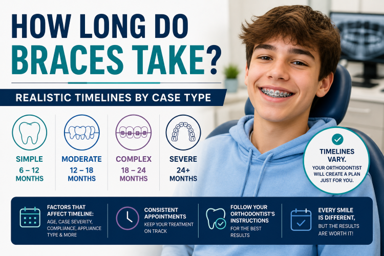 How long do braces take